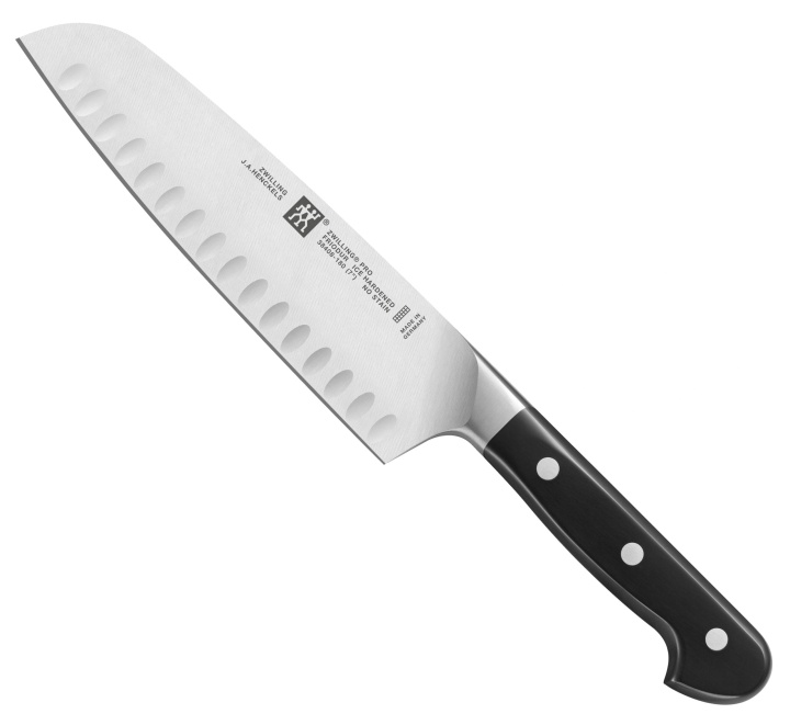 Fluted edge Santoku knife, 18 cm Zwilling Pro Shop online KitchenLab