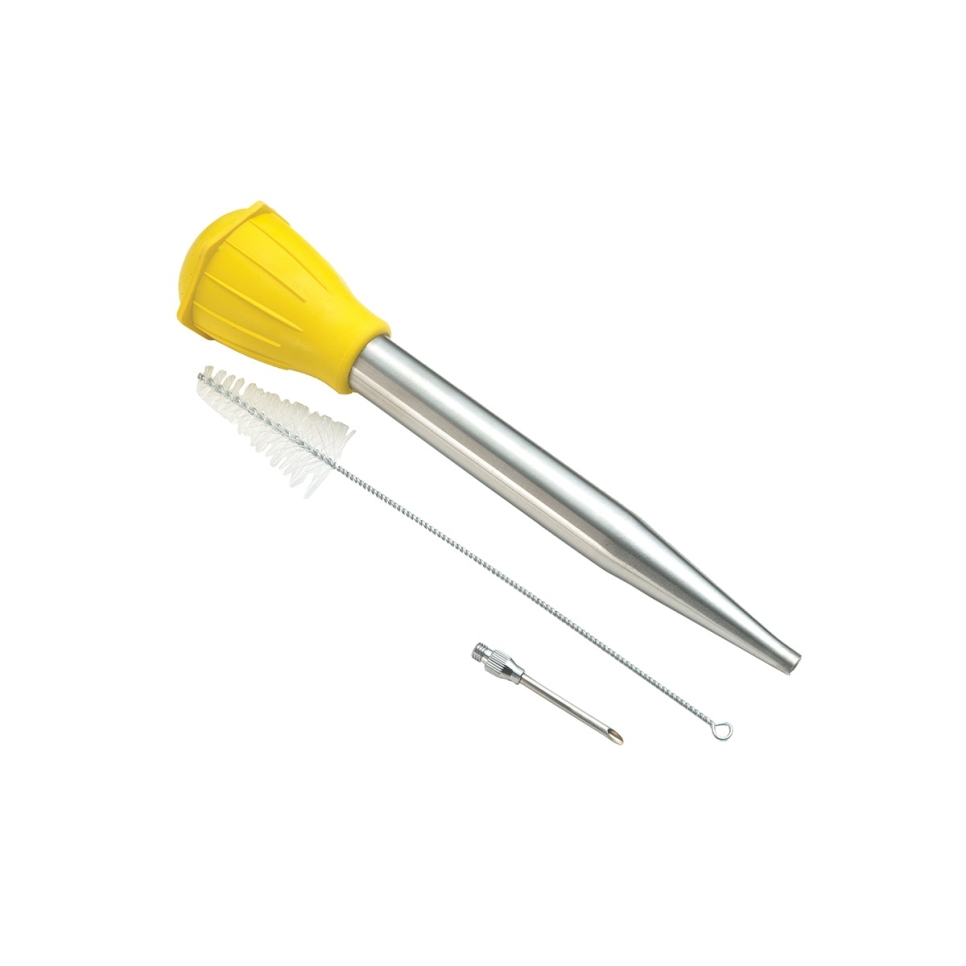 Set de baster/pipette/seringue à marinade en acier inoxydable - Fox Run -  Acheter en ligne