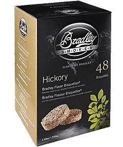 Briketter till rökskåp, Flavor Bisquettes - Bradley Smoker - Hickory, 48
