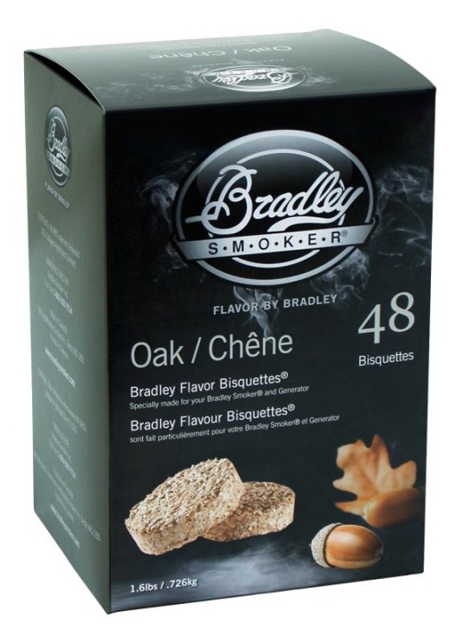 Briketter till rökskåp, Flavor Bisquettes - Bradley Smoker - Ek, 48