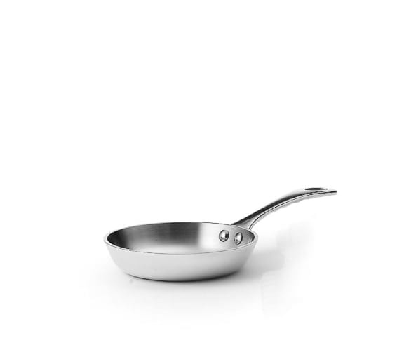 Mini frying pan in stainless steel, 10cm - Patina