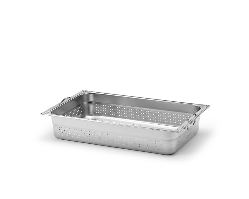 Gastro Norm GN1/1, inox, perforé - Patina