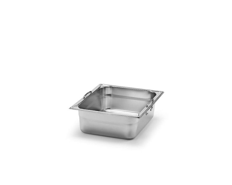 Gastronorm GN1/2, stainless steel with handle - Patina