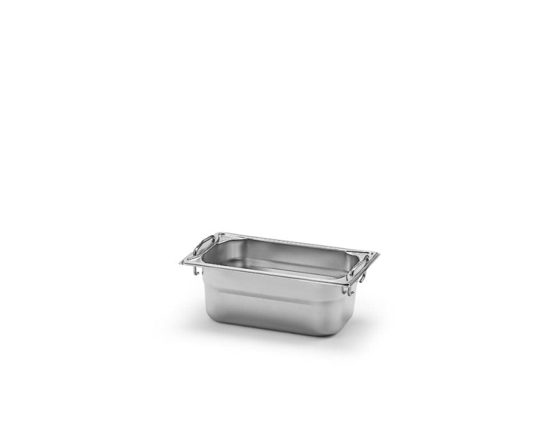 Gastronorm GN1/4, stainless steel with handle - Patina