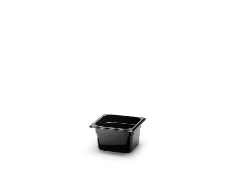 Plastic Gastronorm GN1/6, black - Patina