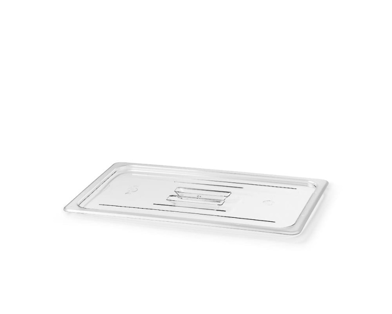 Gastronorm lid in PC plastic with handle - Patina