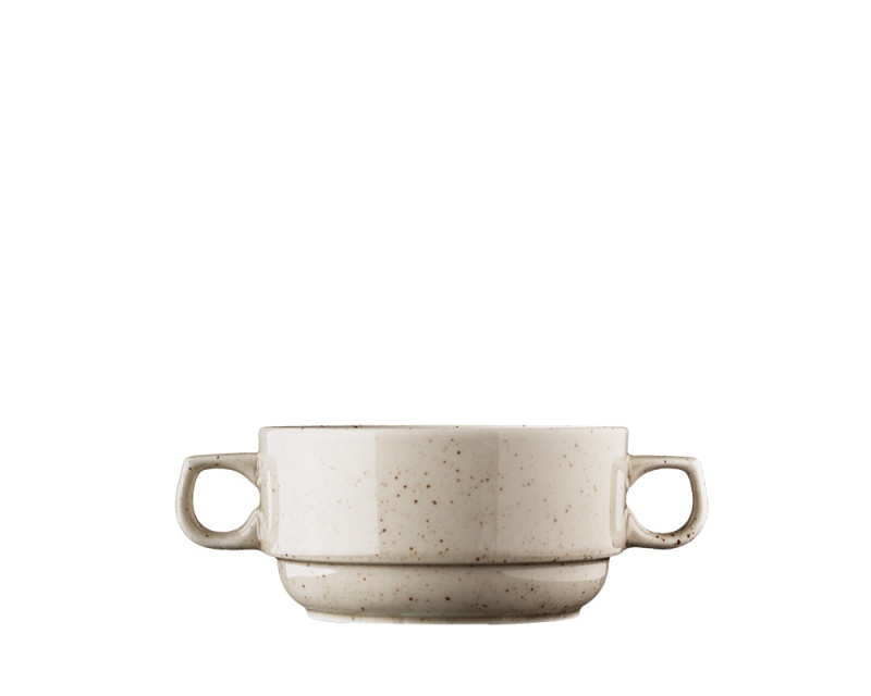 Soup bowl 39cl 2 handles, Lifestyle Natural - Lilien