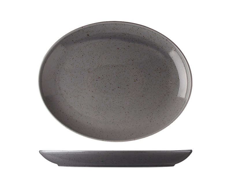Oval plate, 32 cm, Lifestyle Highland - Lilien