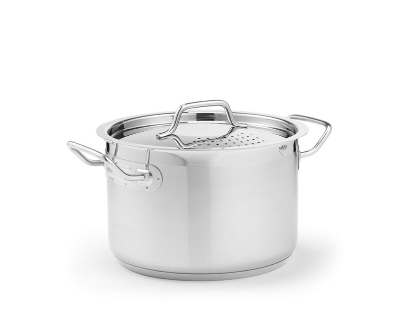 Pasta pot with lockable lid, 5 litres - Patina