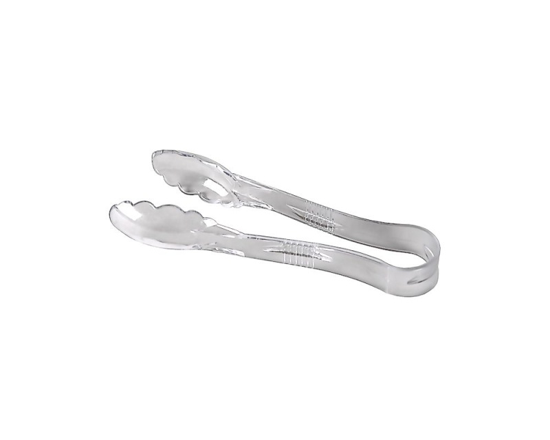 Salad tongs in transparent plastic - Patina