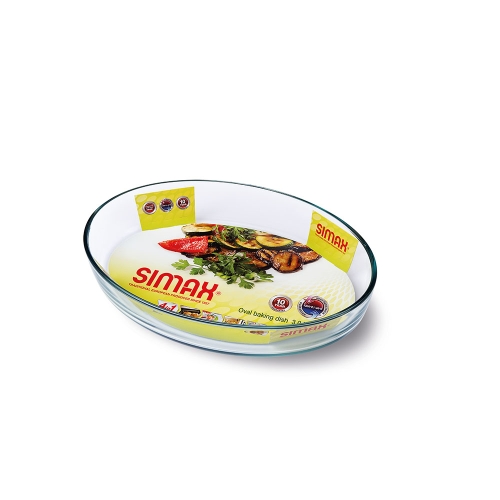 Oval glass oven dish, 30 x 21 cm - Simax