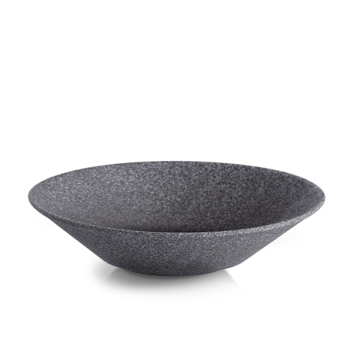 Deep Plate Raw no 4, 27 cm, Dark Gray - Benedikt