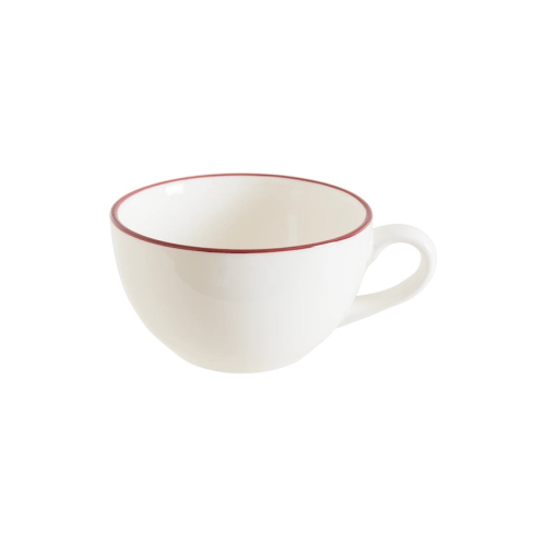 Coffee cup 23 cl, Rita Linea Burgundy - Bonna