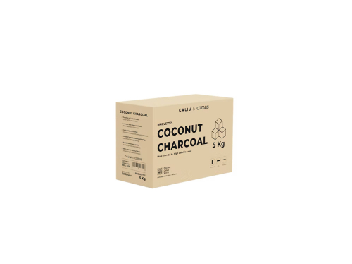 Coconut Charcoal Briquettes, 5 kg - Caliu