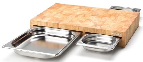 Chopping board with 3 trays, 48x32 cm - Continenta
