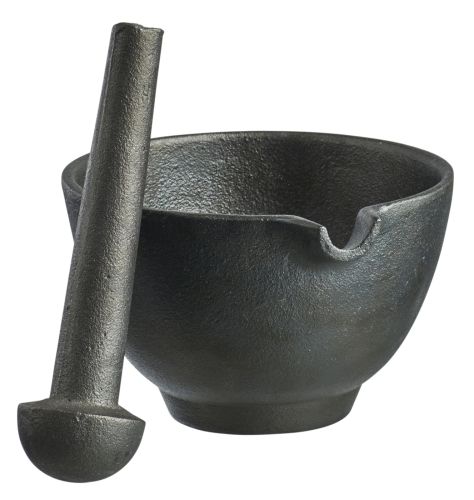 Mortar in cast iron 15.5 cm - Satake