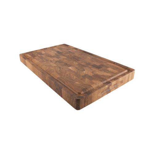 Oak wood cutting board with chute, 30x20x3 cm - Culimat