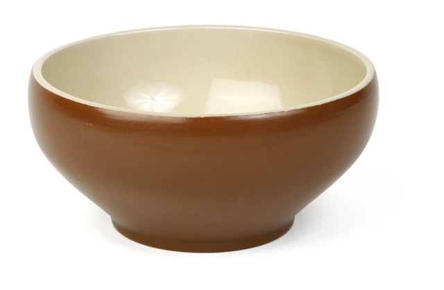 Bowl 40cl, brown/beige