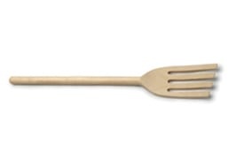 Wooden fork 31.5cm