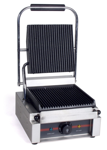 Panini press, grooved cast iron - Merx