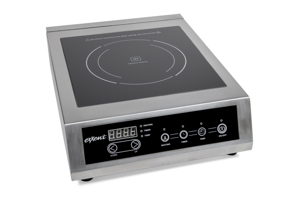 Hob induction, stainless, 3.5 kW