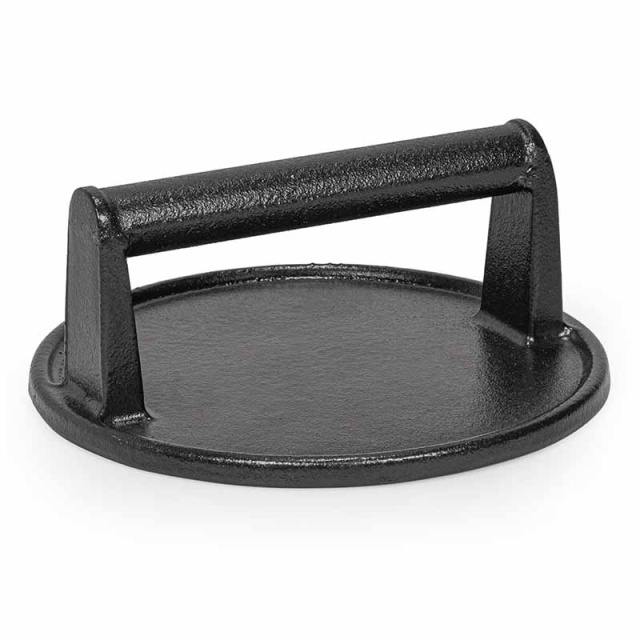 Smashpress for hamburgers, cast iron - Exxent