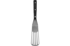 Perforated Frying Spatula with Black Handle - Exxent