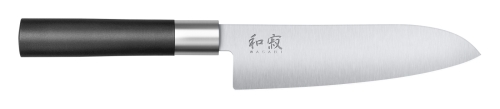 Santoku knife 16.5 cm - KAI Wasabi Black