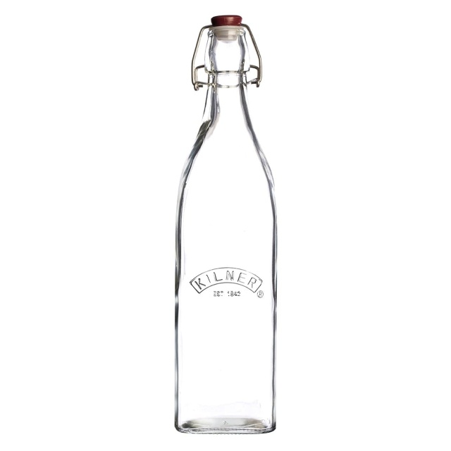 Bottle with clamp, 1L - Kilner