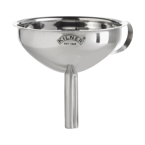 Filling funnel with stainless steel strainer, 12,8x11,5cm - Kilner