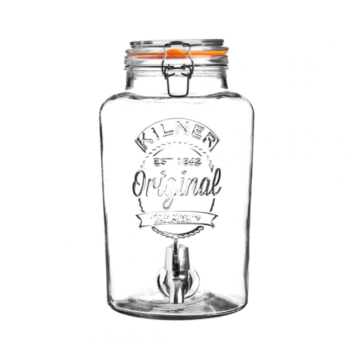 Glass dispenser with tap - Kilner
