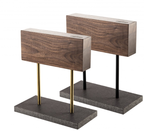Magnetic walnut knife block - Style de Vie