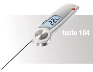 Thermomètre Testo 104, pliable