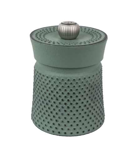 Pepper Mill, 8 cm, Bali, Cast Iron, Green - Peugeot