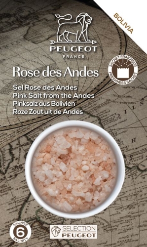 Mühlen Salz, Rosa, 350 g, Bolivien - Peugeot