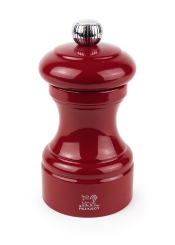 Salzmühle, 10 cm, Bistrorama, Rot Lackiert - Peugeot