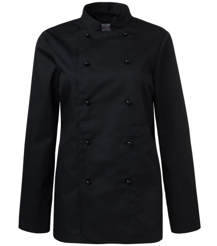 Kochjacke, Damen, schwarz - Segers