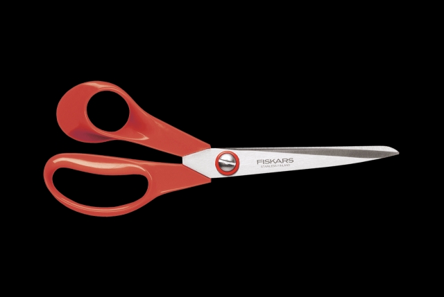 Left-handed kitchen scissors 21 cm, ergonomic handles
