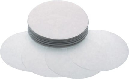 Wax paper for hamburger press, 250-pack, Ø 107 mm