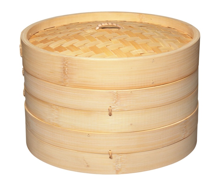 Cuiseur vapeur en bambou, 25 cm - Kitchen Craft
