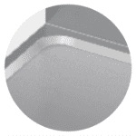 Countersunk top disc (bead)