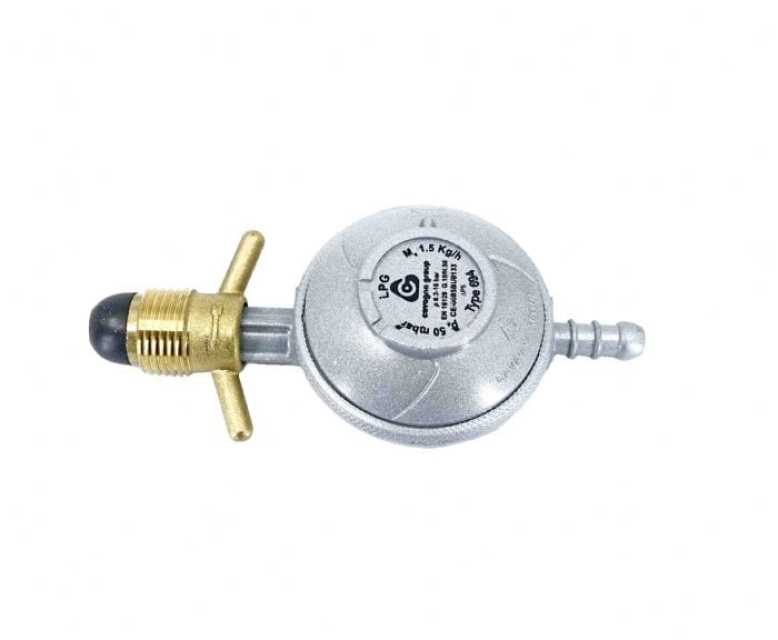 Regulator 50 mbar for Swedish gas cylinder P