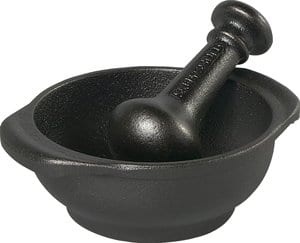 Seasoning bowl with pestle Ø 11 cm, cast iron