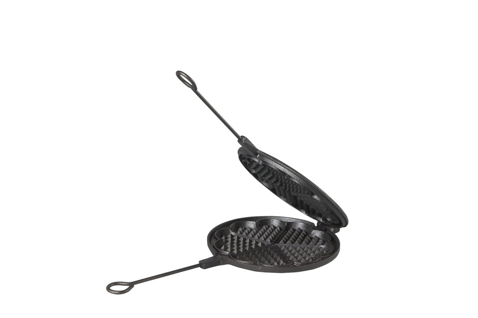 Waffle iron in cast iron, 21 cm - Skeppshult