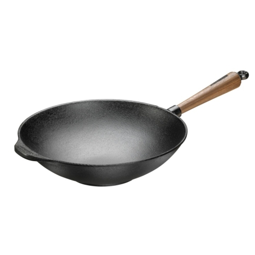 Wok with walnut handle - Skeppshult