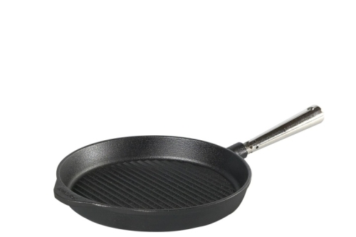 Round Griddle pan with steel handle - Skeppshult