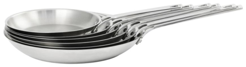 Frying pan in stainless steel, 1826 - Cristel