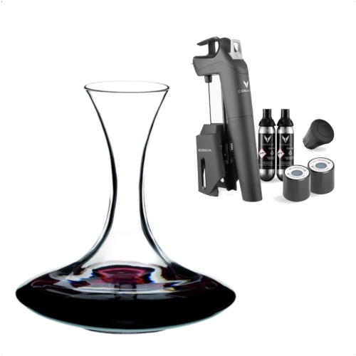 Dionysus Package: Coravin Timeless Three + / Riedel Ultra decanter