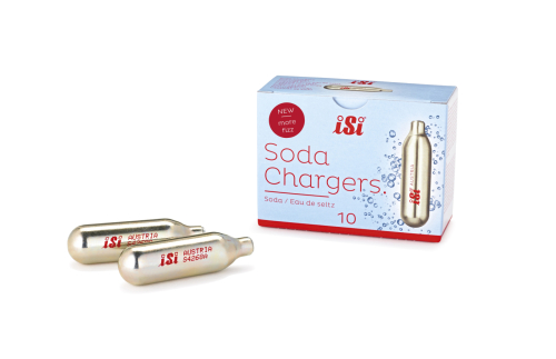 Soda cartridges CO2, 10 pack (carbonic acid) - iSi
