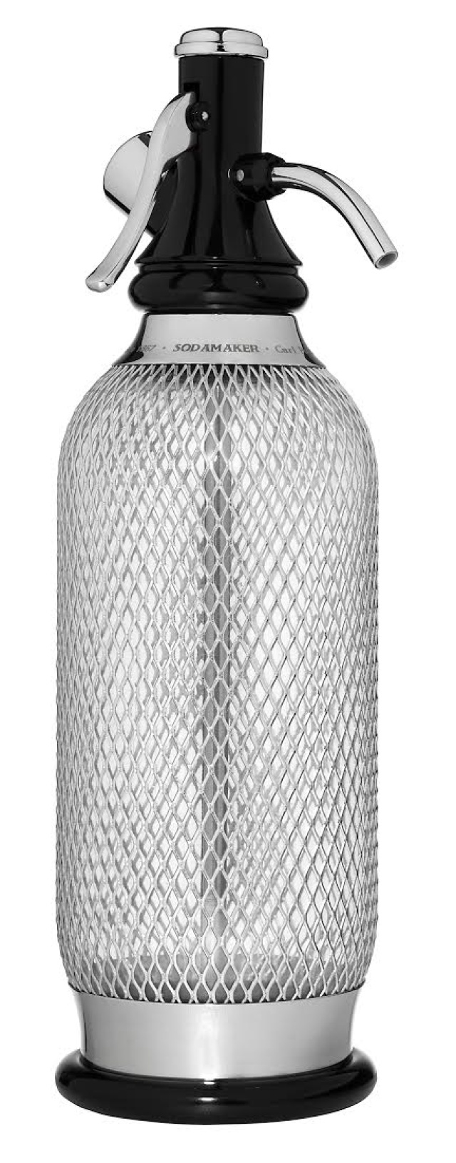 Soda siphon Classic, with mesh in retro style - iSi